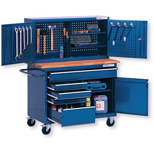 Rollwerkbank Evolution mit Aufsatzschrank